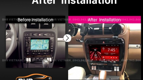 Màn hình DVD Android xe Porsch Cayenne 2003 - 2010 | Gotech GT10 Pro